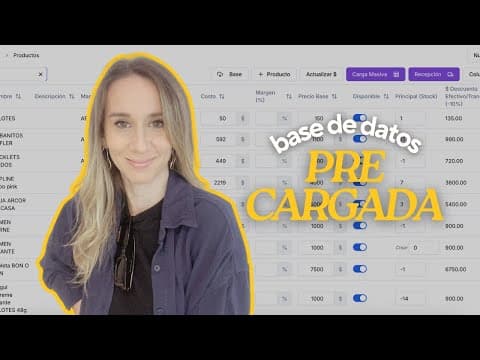 Tutorial: Cómo empezar con tu cuenta y editar tu lista de precios | SARAH SOFTWARE DE GESTION